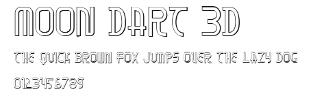 Moon Dart 3D.ttf