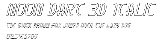 Moon Dart 3D Italic.ttf