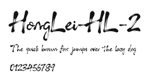 HongLei-HL-2.otf
