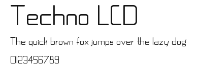 Techno LCD.ttf
