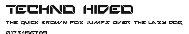 Techno Hideo.ttf