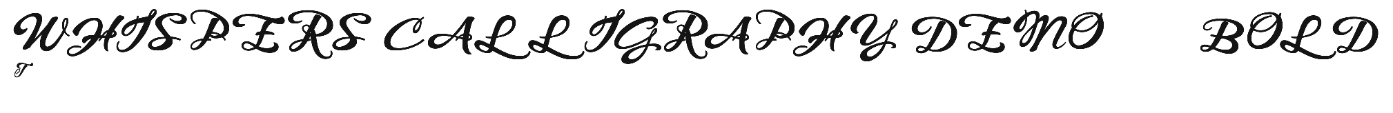 WHISPERS CALLIGRAPHY_DEMO_sinuous_BOLD.otf